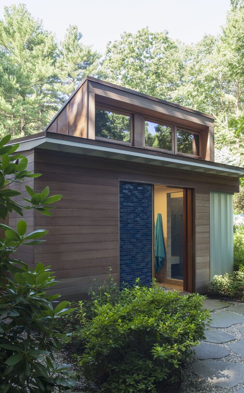 pool cabana exterior